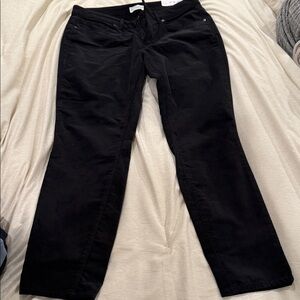 Loft Black Straight-Leg Pants NWT